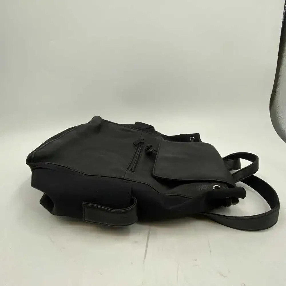 Fossil Black Backpack | OS Regular | Classic Solid Bag for Women